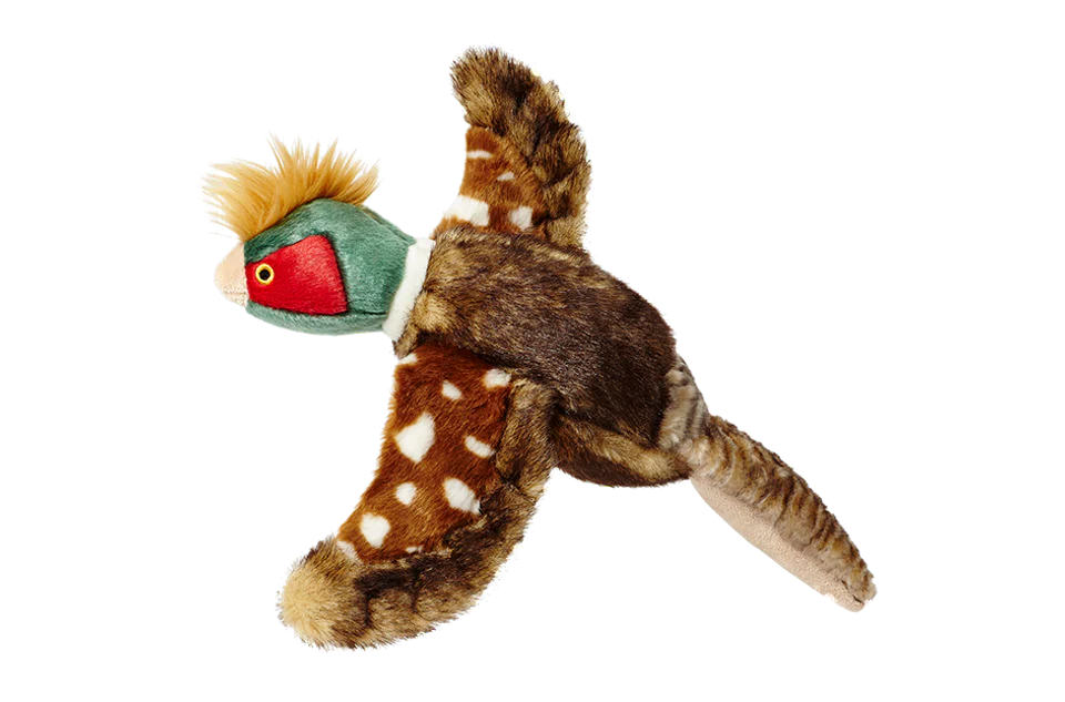 Fluff & Tuff Dog Toy Ike Pheasant