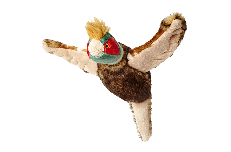 Fluff & Tuff Dog Toy Ike Pheasant