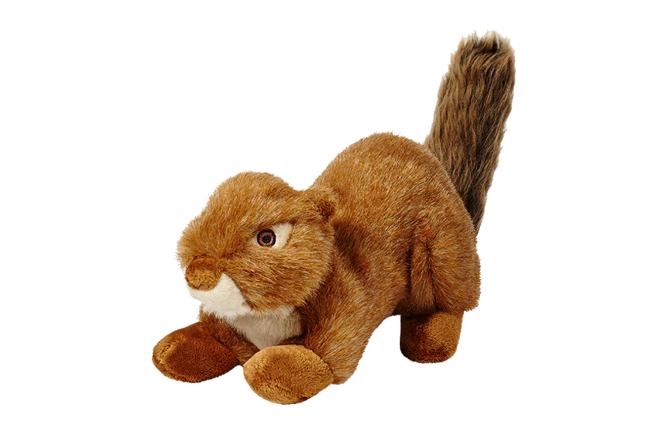 Fluff & Tuff Dog Toy Red Squirrel
