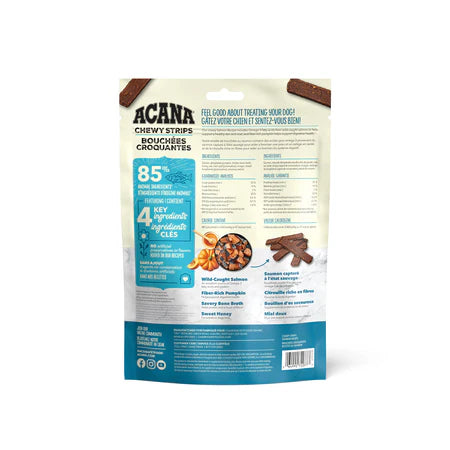 Acana Dog Treat Chewy Strips Skin. Coat & Digestive Salmon