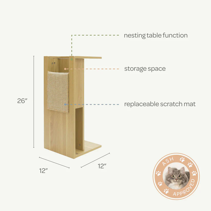 4 Cats & Dogs Jewl Nesting Table + Scratcher *SPECIAL ORDER*