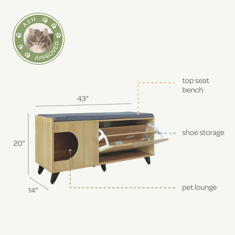 4 Cats & Dogs Tucker Shoe Cabinet *SPECIAL ORDER*