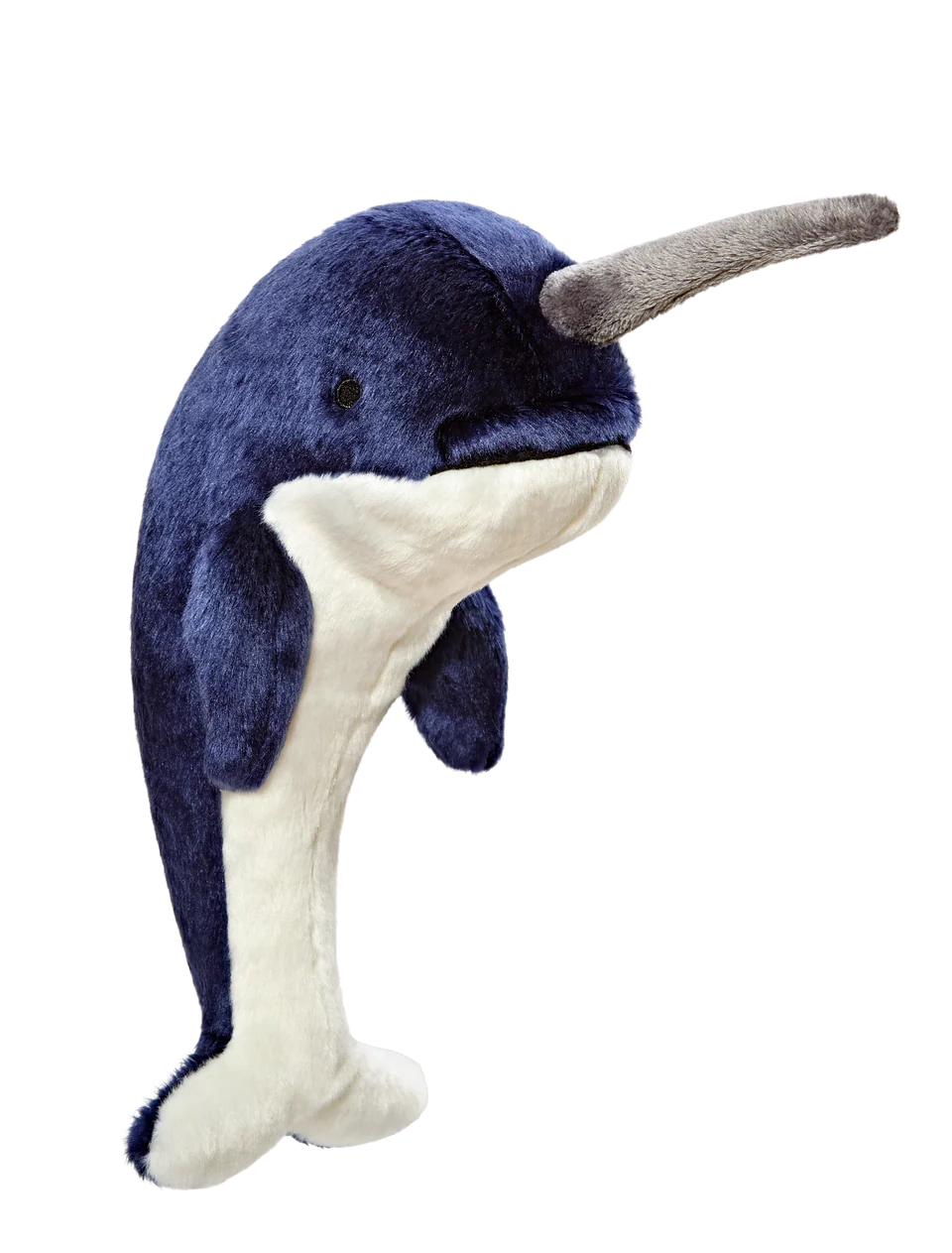 Fluff & Tuff Dog Toy Bleu Narwhal