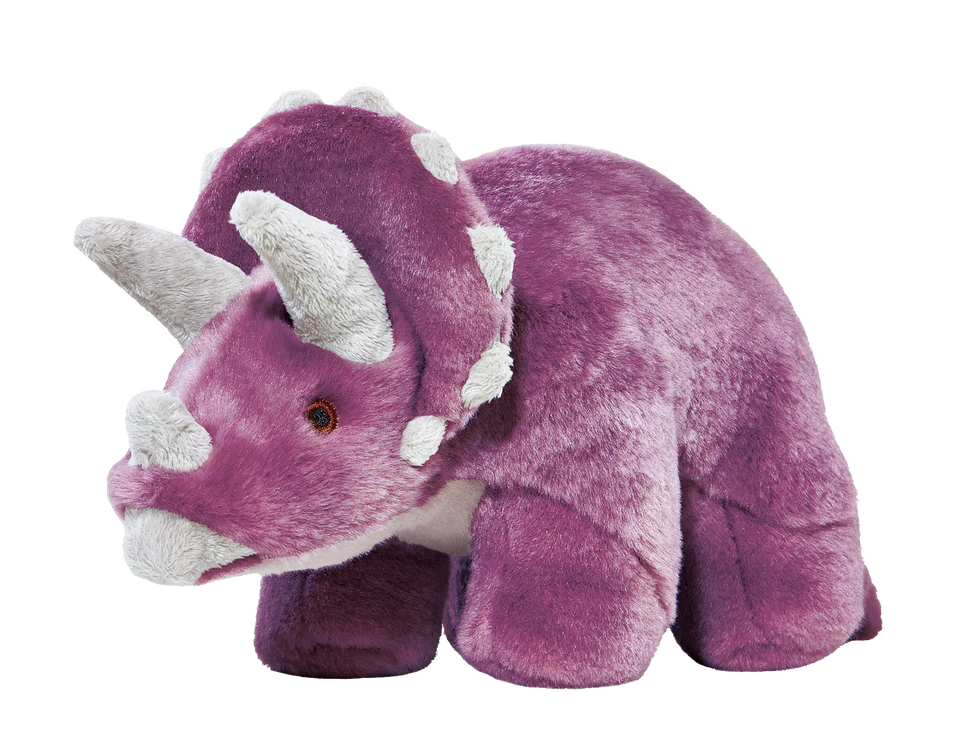 Fluff & Tuff Dog Toy Charlie Triceratops