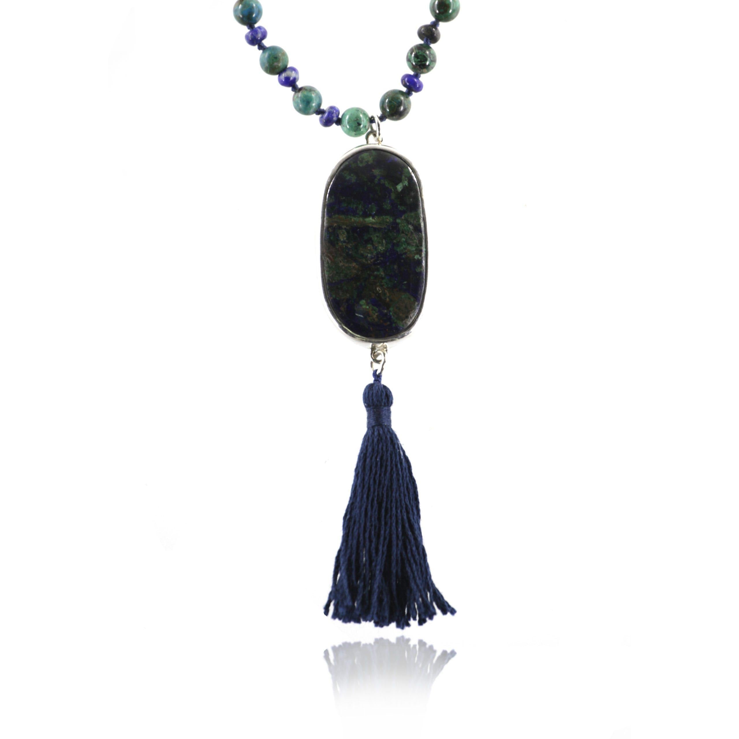 Opening The Throat Chakra Mala Necklace