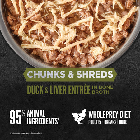 Orijen Cat Can Chunks & Shreds Duck & Liver