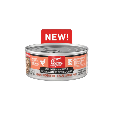 Orijen Cat Can Chunks & Shreds Salmon & Chicken