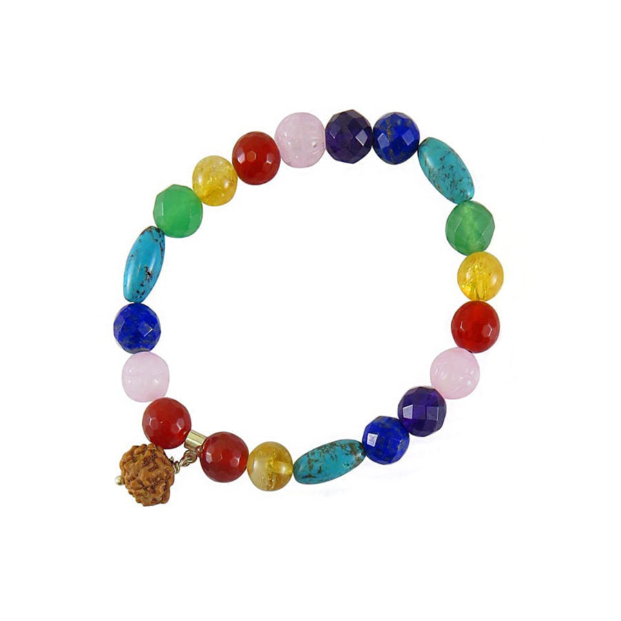 Mixed Stones Balancing Elastic Bracelet