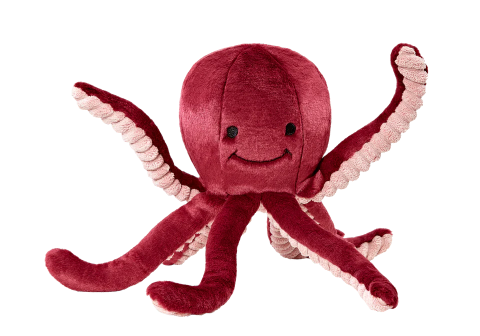 Fluff & Tuff Dog Toy Olympia Octopus