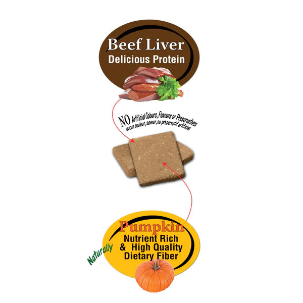 Benny Bully's Beef Liver Plus Pumpkin FINAL SALE KOR DL ***