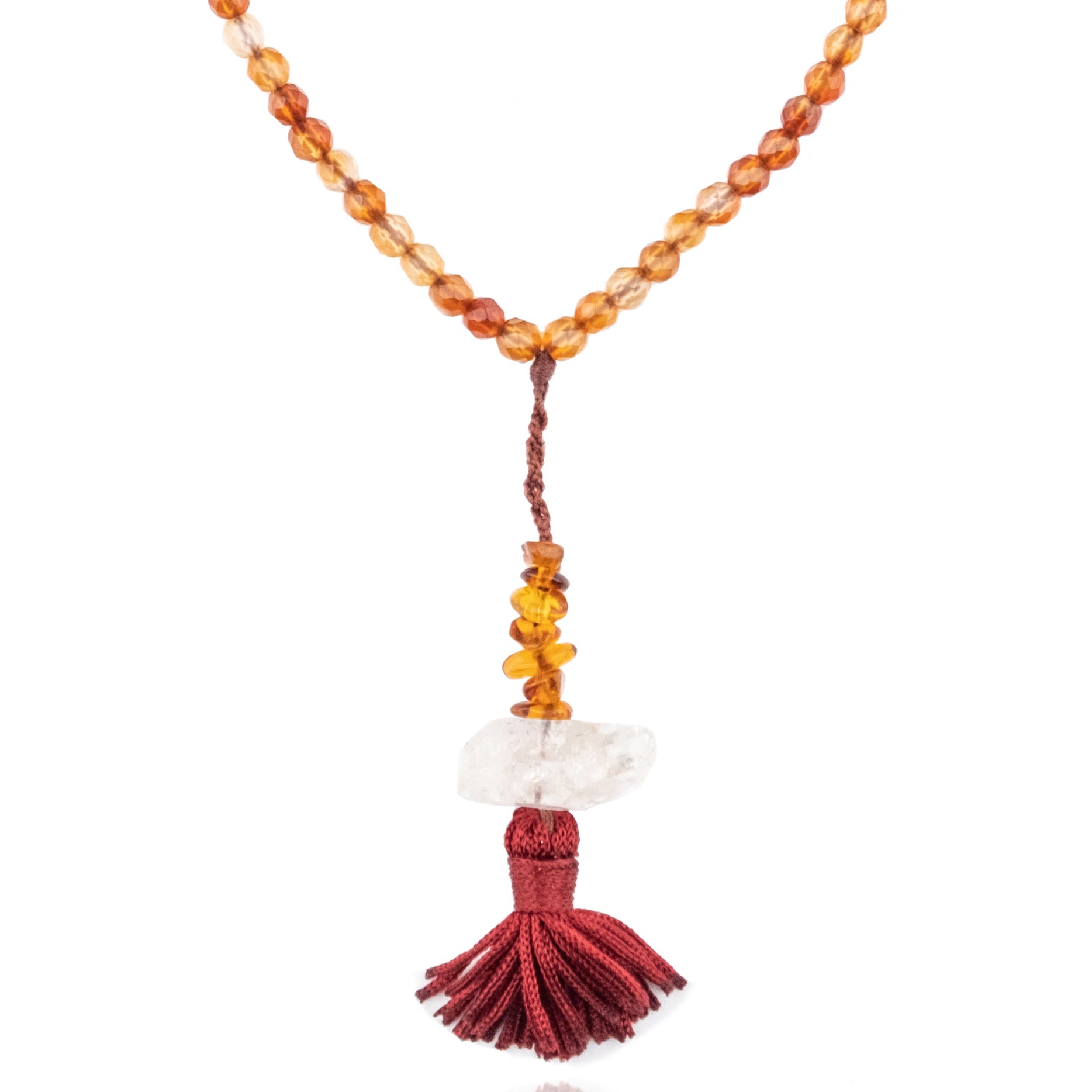 Tibetan Mala Necklace Giving Courage