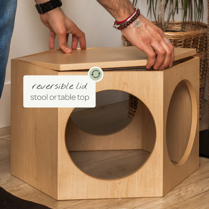4 Cats & Dogs Suki Stool & Shelf *SPECIAL ORDER*
