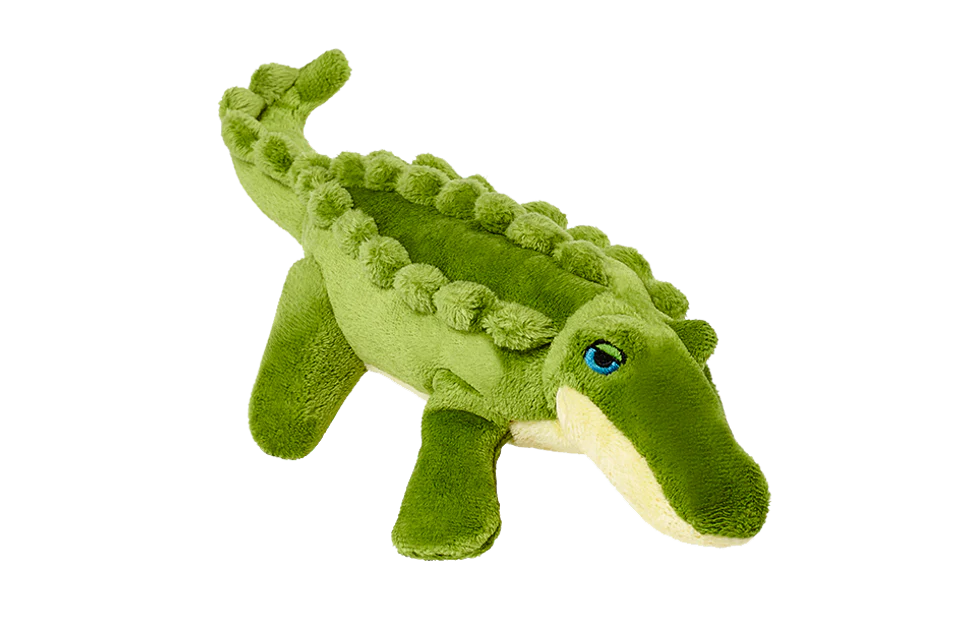Fluff & Tuff Dog Toy Savannah Baby Gator