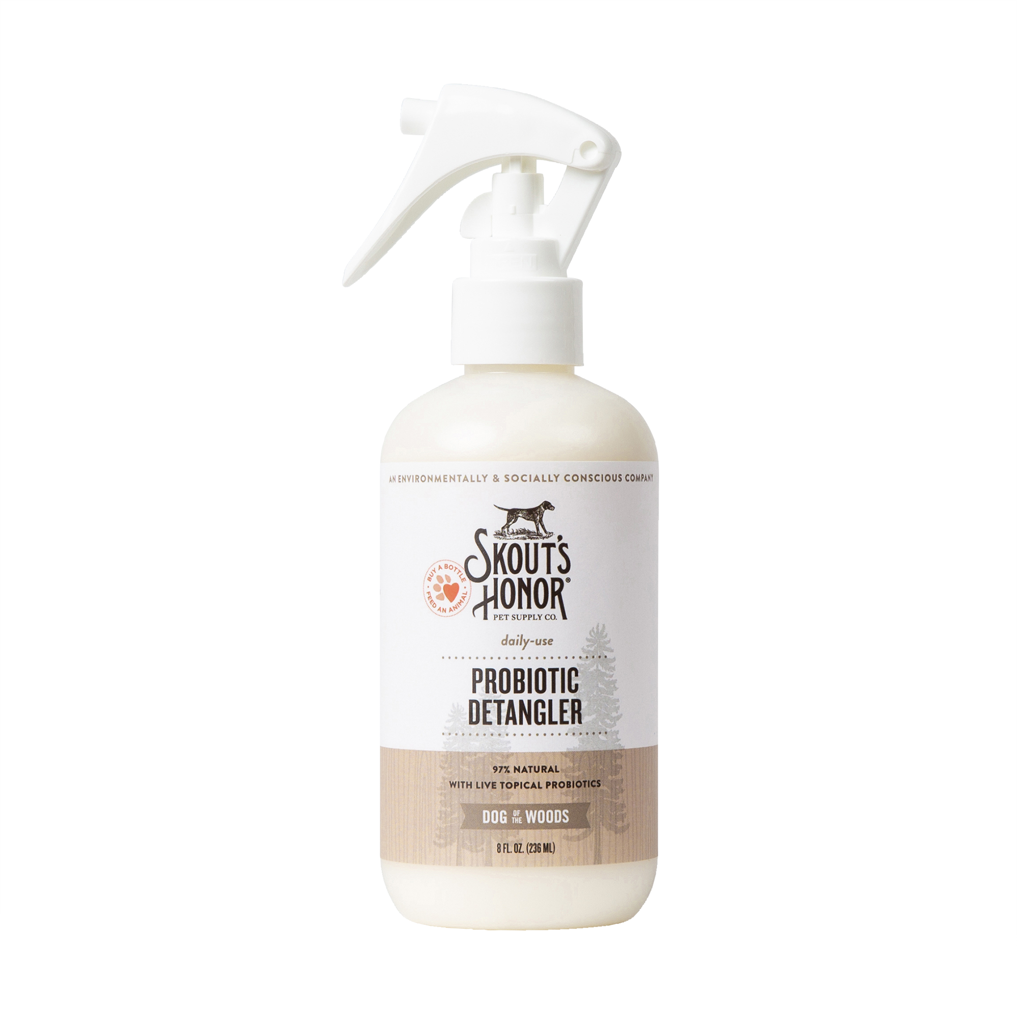 Skout's Honor Probiotic Daily Use Detangler Dog of the Woods FINAL SALE