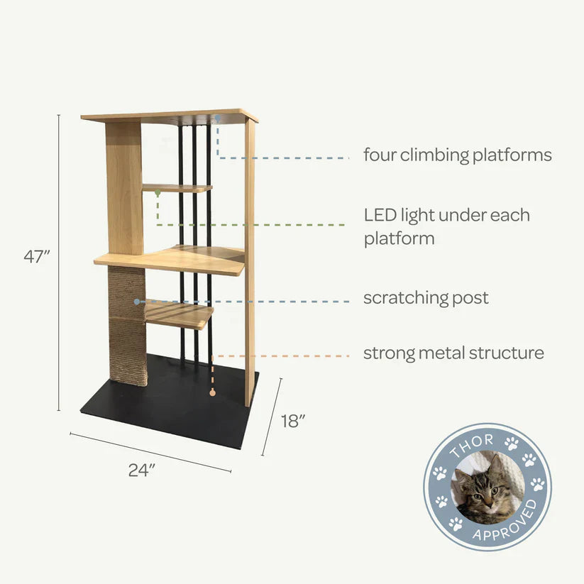 4 Cats & Dogs Cali Cat Tree *SPECIAL ORDER*