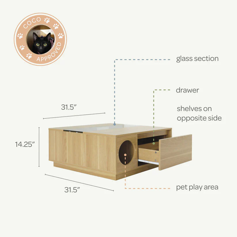 4 Cats & Dogs Coco Coffee Table *SPECIAL ORDER*
