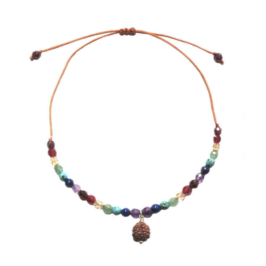 Seven Chakra Anklet