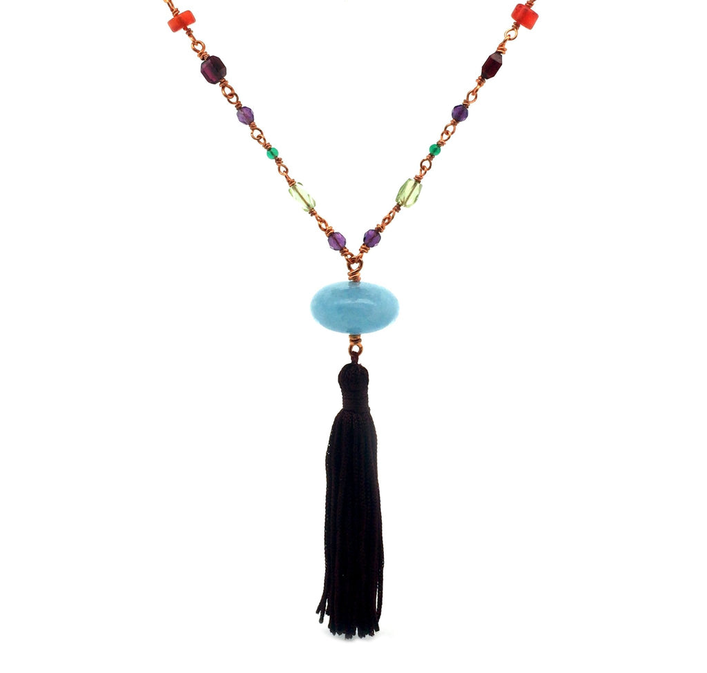 Balancing the Chakras Long Necklace