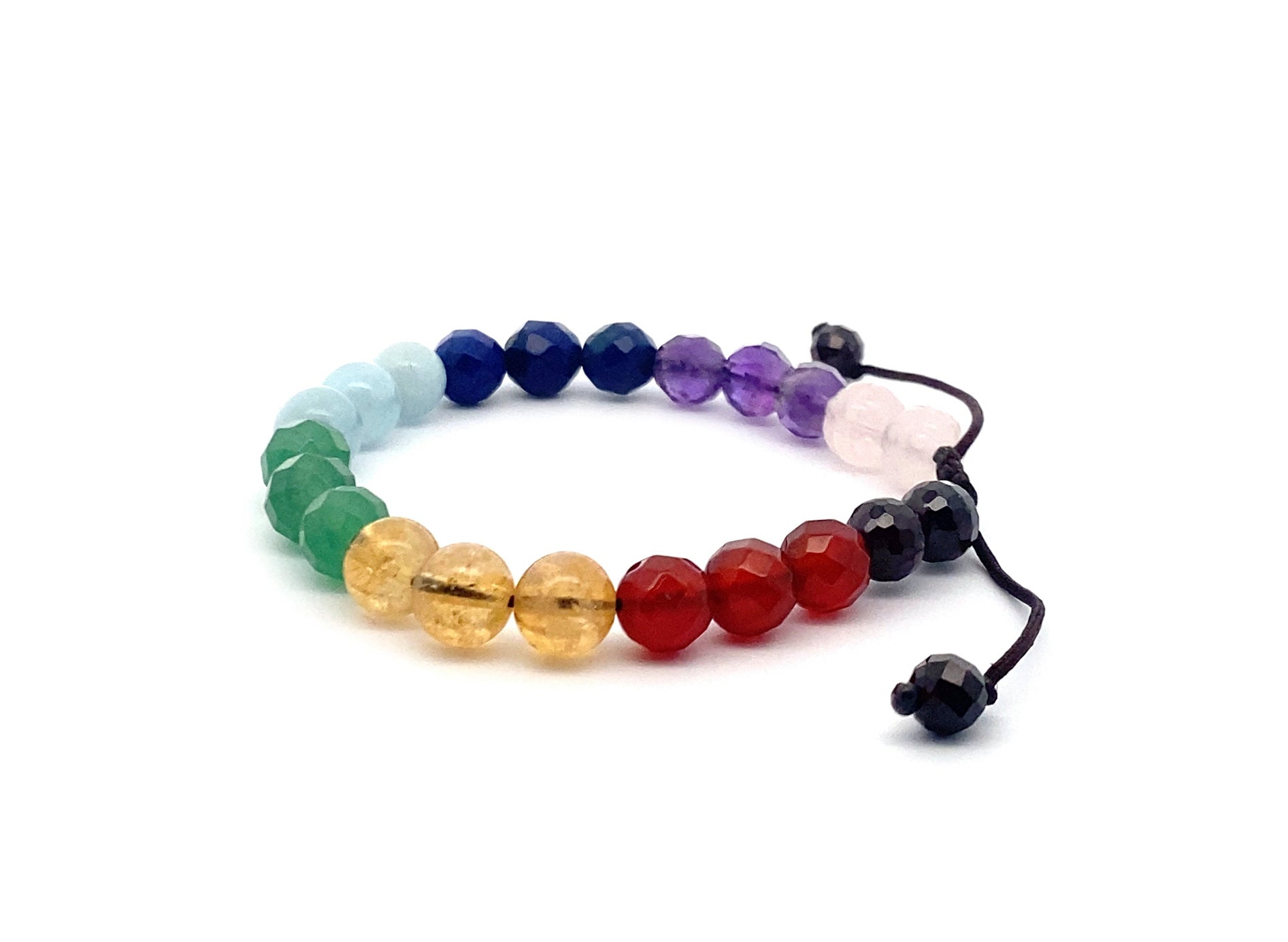 Seven Chakra String Bracelet 8mm