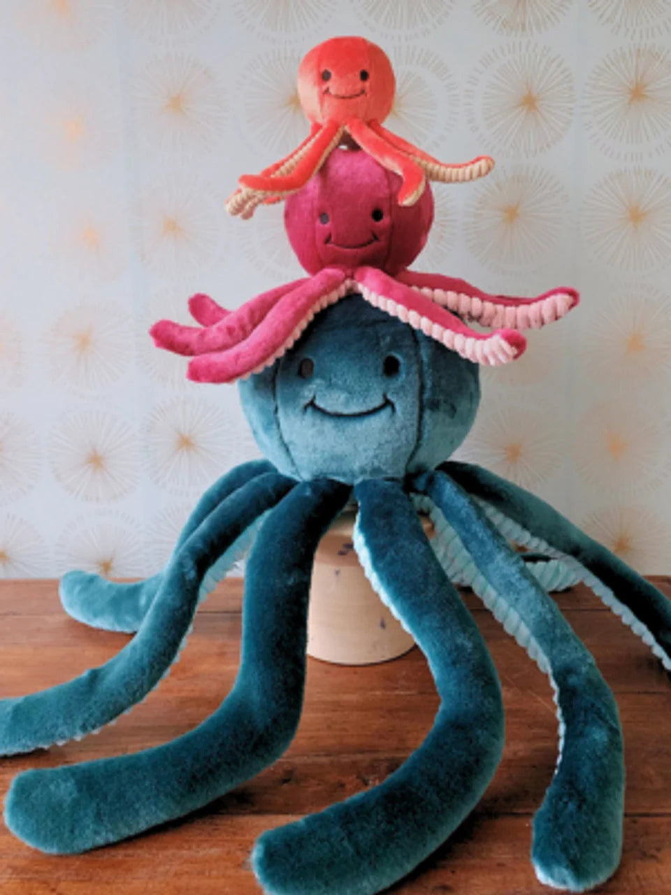 Fluff & Tuff Dog Toy Squirt Octopus