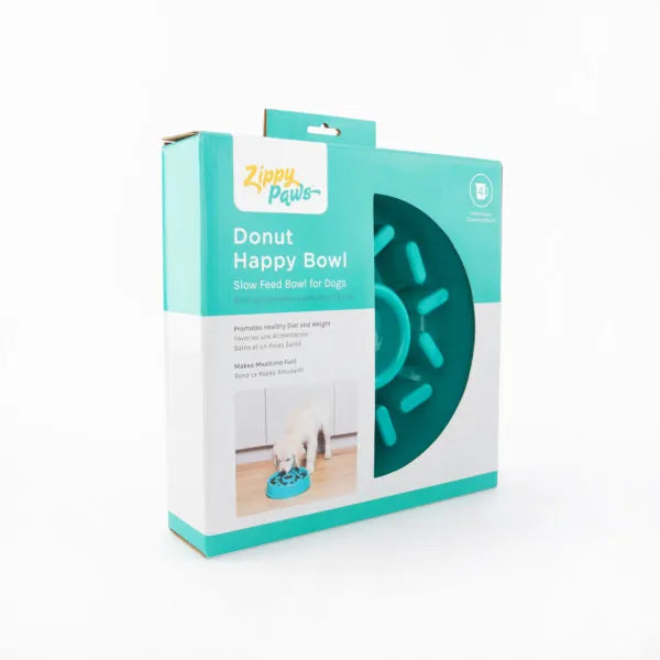 ZippyPaws Happy Bowl Slow Feeder Donut CLEARANCE FINAL SALE